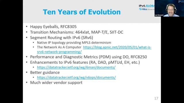 Ten Years of IPv6 and IPv4 Growth смотреть онлайн