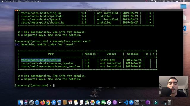 RECON-NG KALI LINUX - SCANNER VULNERABILIDADES em WEBSITES e SERVIDORES [Tutorial Educacional] смотреть онлайн