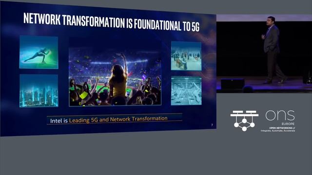 Keynote: Network of Tomorrow - 5G and Edge - Rajesh Gadiyar, Intel смотреть онлайн