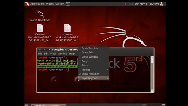 Instalacion de Wmware Workstation en backtrack o Kali смотреть онлайн