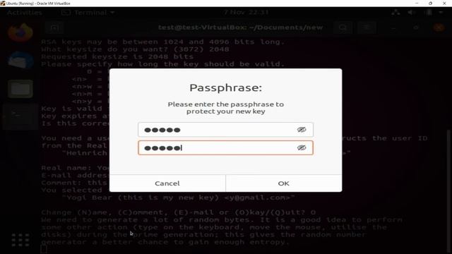 Full key encryption and decryption using GnuPG in a Linux terminal смотреть онлайн