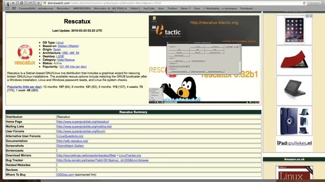 DISTROWATCH LINUX DESKTOP INSPECTION MARCH WEEK 4 - 2016 смотреть онлайн