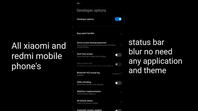 miui 14 and 13 All xiaomi and redmi phones status bar blur no need any application and theme смотреть онлайн