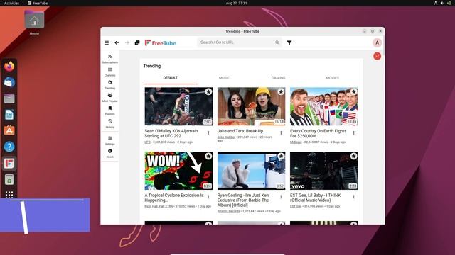 FreeTube: The Open Source YouTube Player for Linux смотреть онлайн