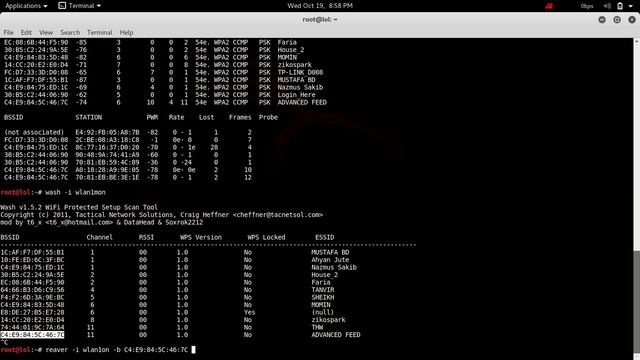 How to Hack WPA/WPA2 WiFi passwords (Kali Linux & Reaver) смотреть онлайн