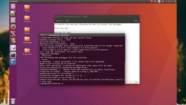 How to Install lex & yacc package in ubuntu 18.04 смотреть онлайн