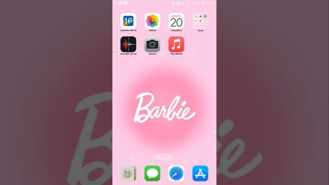 personalizando meu celular tema barbie - launcher ios 16 ★ смотреть онлайн