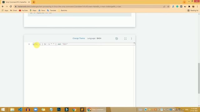 HackerRank Uniq Command #2 problem solution | Linux Shell problems solutions | Programmingoneonone смотреть онлайн