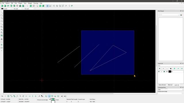 LibreCAD - Lesson 02 - Start to Draw With Line Tool, Basic Commands, Navigation, Selection, Units X смотреть онлайн