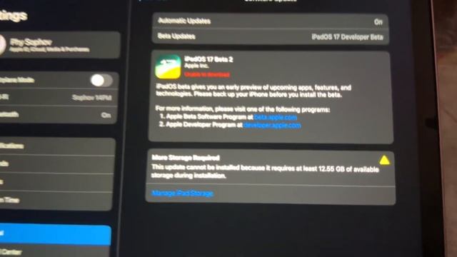 iPadOS 17 new System Update UI смотреть онлайн