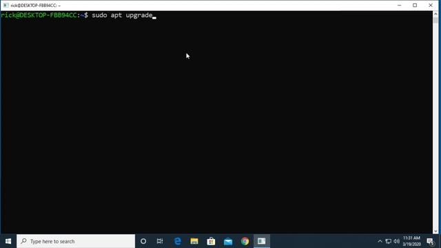 Updating Ubuntu on Windows Subsystem for Linux смотреть онлайн