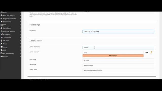 SuiteCRM - Installation смотреть онлайн