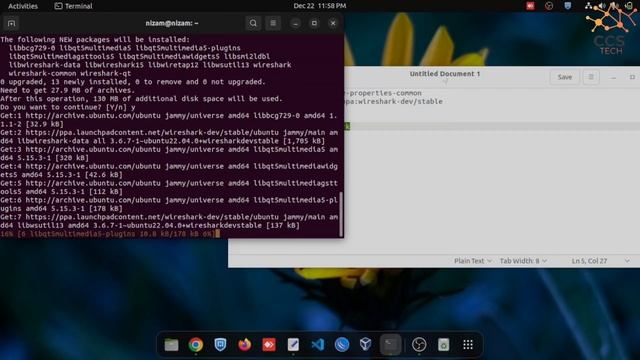 How to install wireshark on ubuntu 22.04 Malayalam #ubuntu #wireshark смотреть онлайн