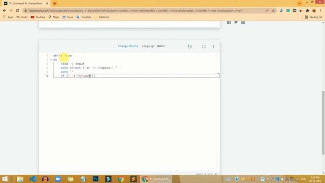 HackerRank Tr command #3 problem solution | Linux Shell problems solutions | Programmingoneonone смотреть онлайн