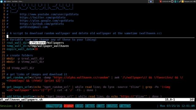 Wallhaven - Download HD Wallpapers - Linux SHELLSCRIPT смотреть онлайн