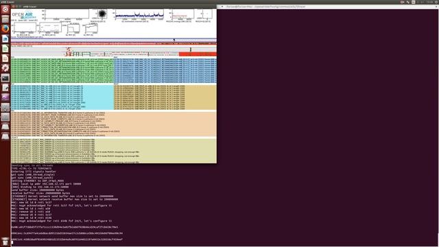 1. Sending traffic to RCC from RRU using Iperf and T-tracer to see througput смотреть онлайн