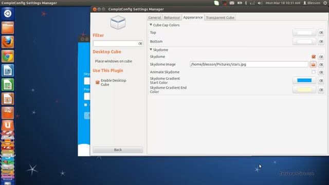 Ubuntu 12.04 - Adding Skydome to Rotating Desktop Sphere смотреть онлайн