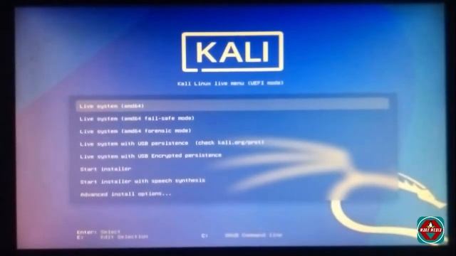 Kali Linux Live Boot Without Installation смотреть онлайн