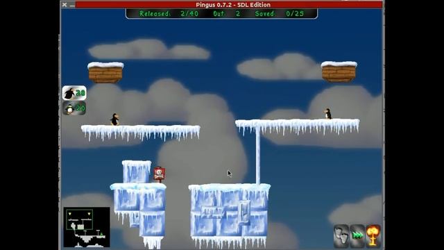 Linux Games Video 1 (Pingus) смотреть онлайн
