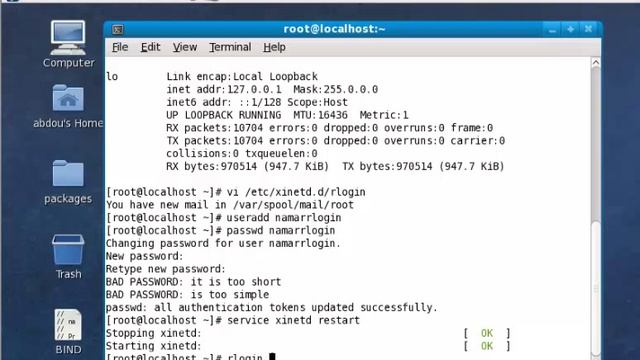 Installation et configuration le serveur rlogin ( RSH ) sous linux ( Fedora 11 ) смотреть онлайн
