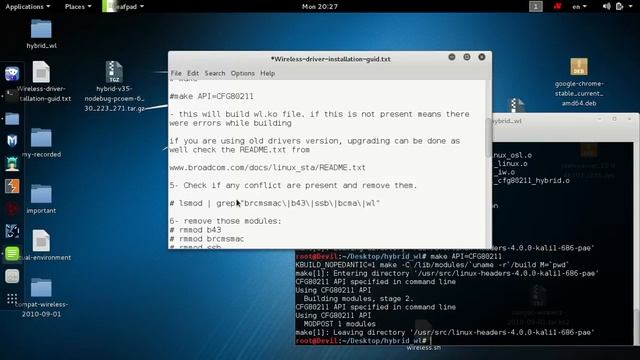 How to install Wireless Driver 80211ng in Kali linux 2 0 1 7 смотреть онлайн