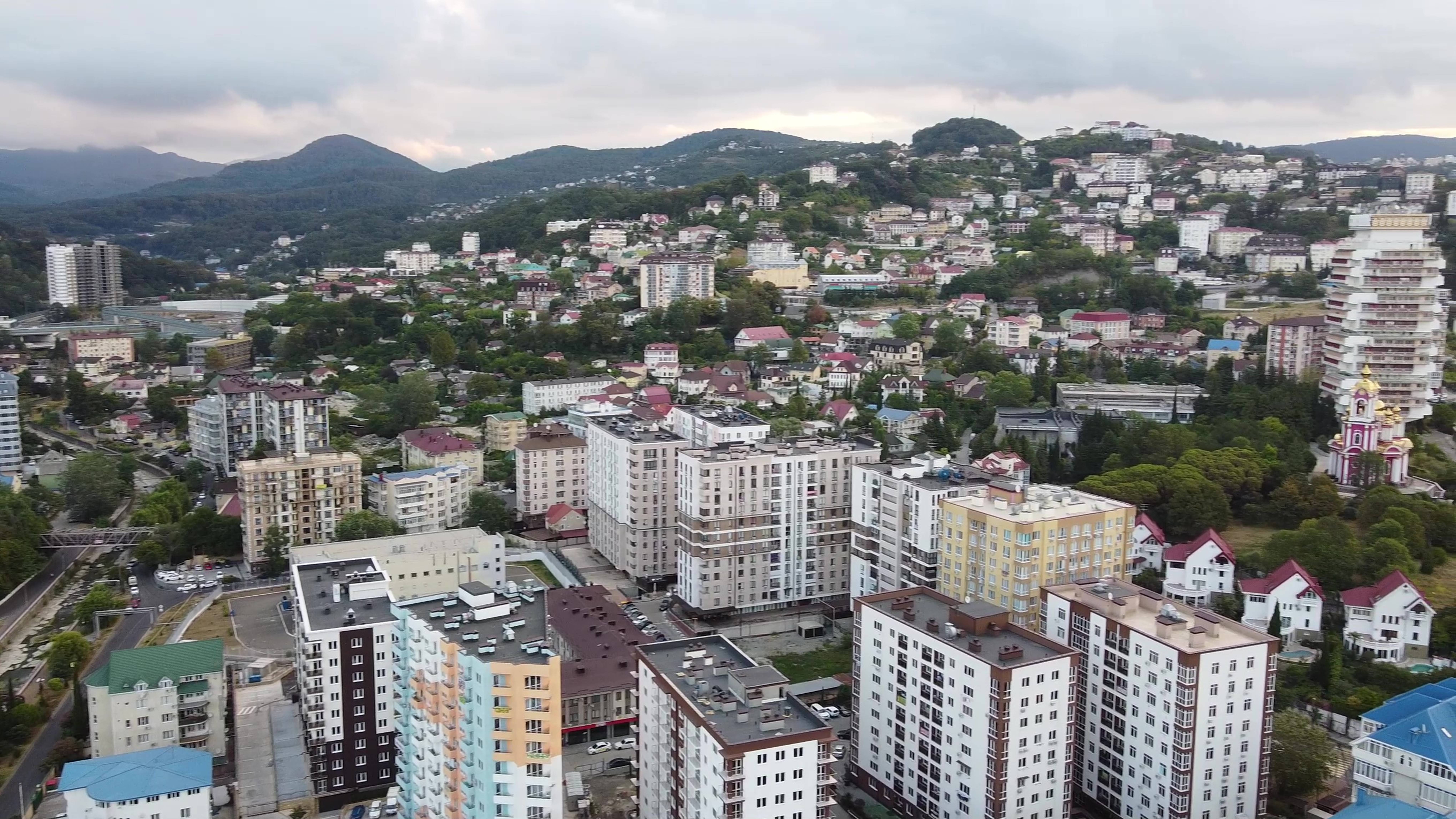 Квадрокоптер Сочи Мамайка_2020г