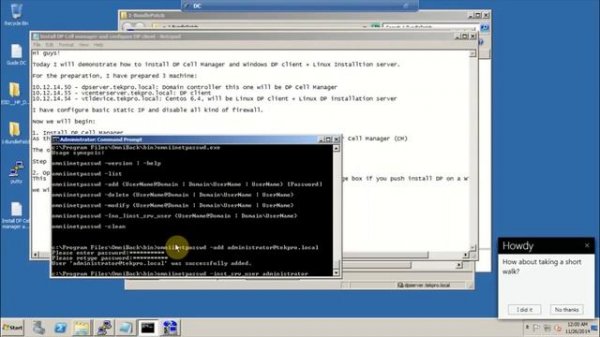 HP Data Protector - Install Data Protector Cell manager and client agent - Part 2