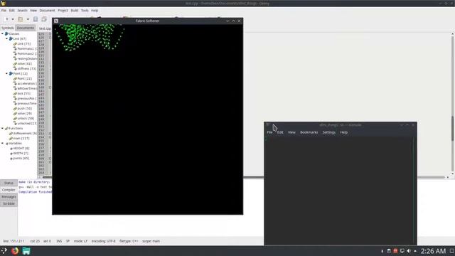 Cloth Simulation in SFML смотреть онлайн