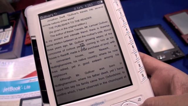 ECTACO jetBook e-Book Reader at CES 2010 смотреть онлайн