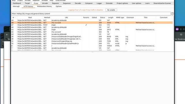 How to hack: METHOD-BASED ACCESS CONTROL CAN BE CIRCUMVENTED - Burp Suite смотреть онлайн