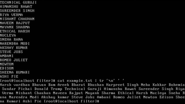 LINUX TR COMMAND || FILTER || HINDI смотреть онлайн