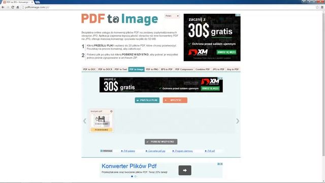 Jak przekonwertować dokument / plik PDF na JPG online(przez internet) смотреть онлайн