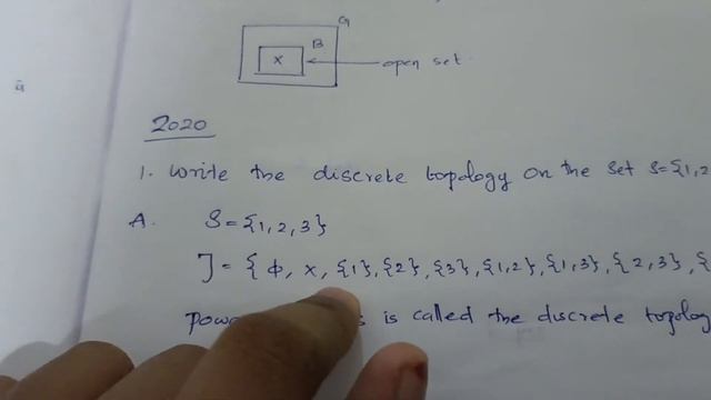 write the discrete topology on the set s={1,2,3} смотреть онлайн
