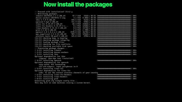 Installing Arch Linux 2018 смотреть онлайн