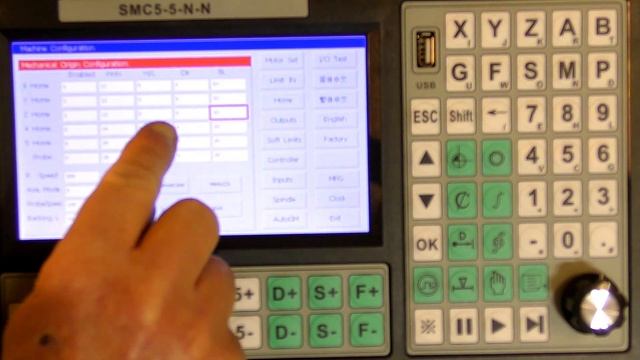 Setting up a new CNC router with an SMC5-5-N-N controller смотреть онлайн