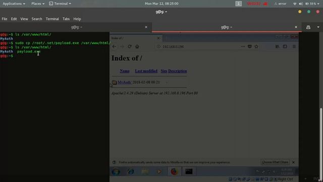 Create payload with Social Engineering Toolkit. смотреть онлайн