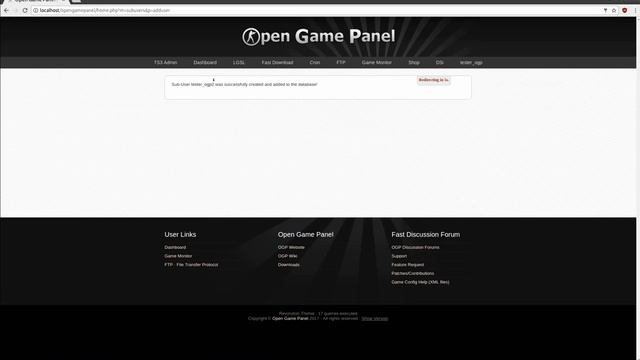 Open Game Panel (OGP) Assigning Game Servers to Users and Sub Users смотреть онлайн