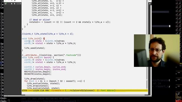 Optimizing RISCV FPGA by caching spi flash in sram and a new open source soft core! смотреть онлайн