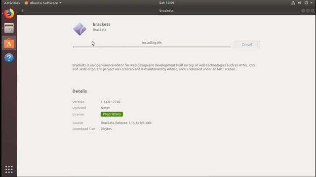 How to install Brackets Code Editor on Ubuntu 18.04 смотреть онлайн