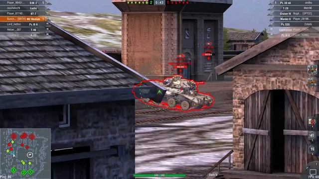 WoT Blitz || M2 Medium - 1300+ DMG смотреть онлайн