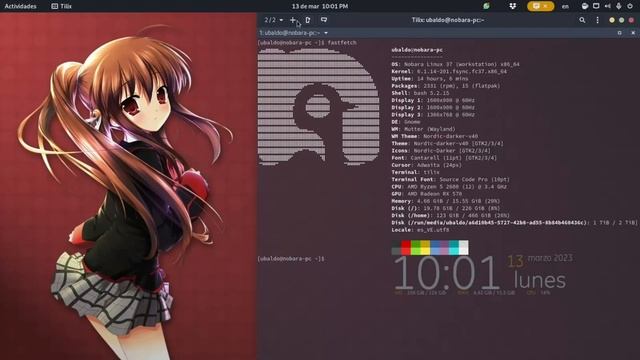 Ahora Nobara en mi PC. Que me he encontrado en un inicio смотреть онлайн