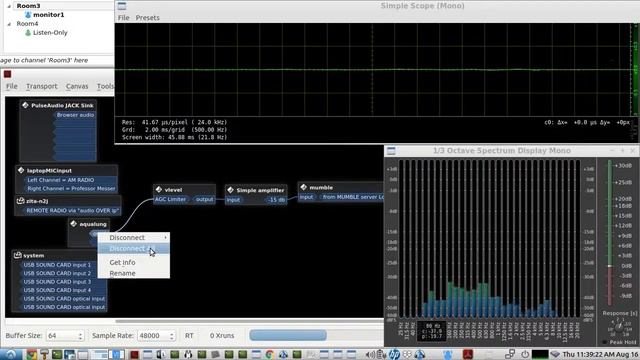 Mumble Voice Chat - with Jack Audio support - multiple Mumble audio INput & OUTput sources & sinks смотреть онлайн