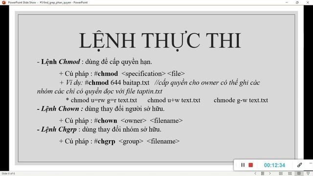 Tự học Linux #5: Lệnh find, grep & Phân quyền trong ubuntu смотреть онлайн