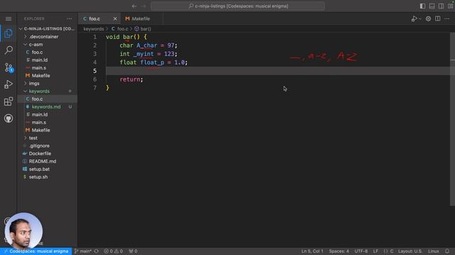 13. C Keywords, Datatypes - char, int and float | Assembly, C on Bare-metal RISC-V смотреть онлайн