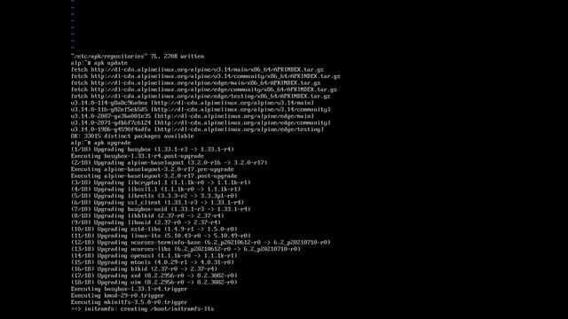 Setup alpine linux смотреть онлайн