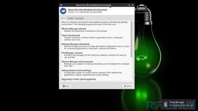My openSUSE 42.1 Leap XFCE смотреть онлайн