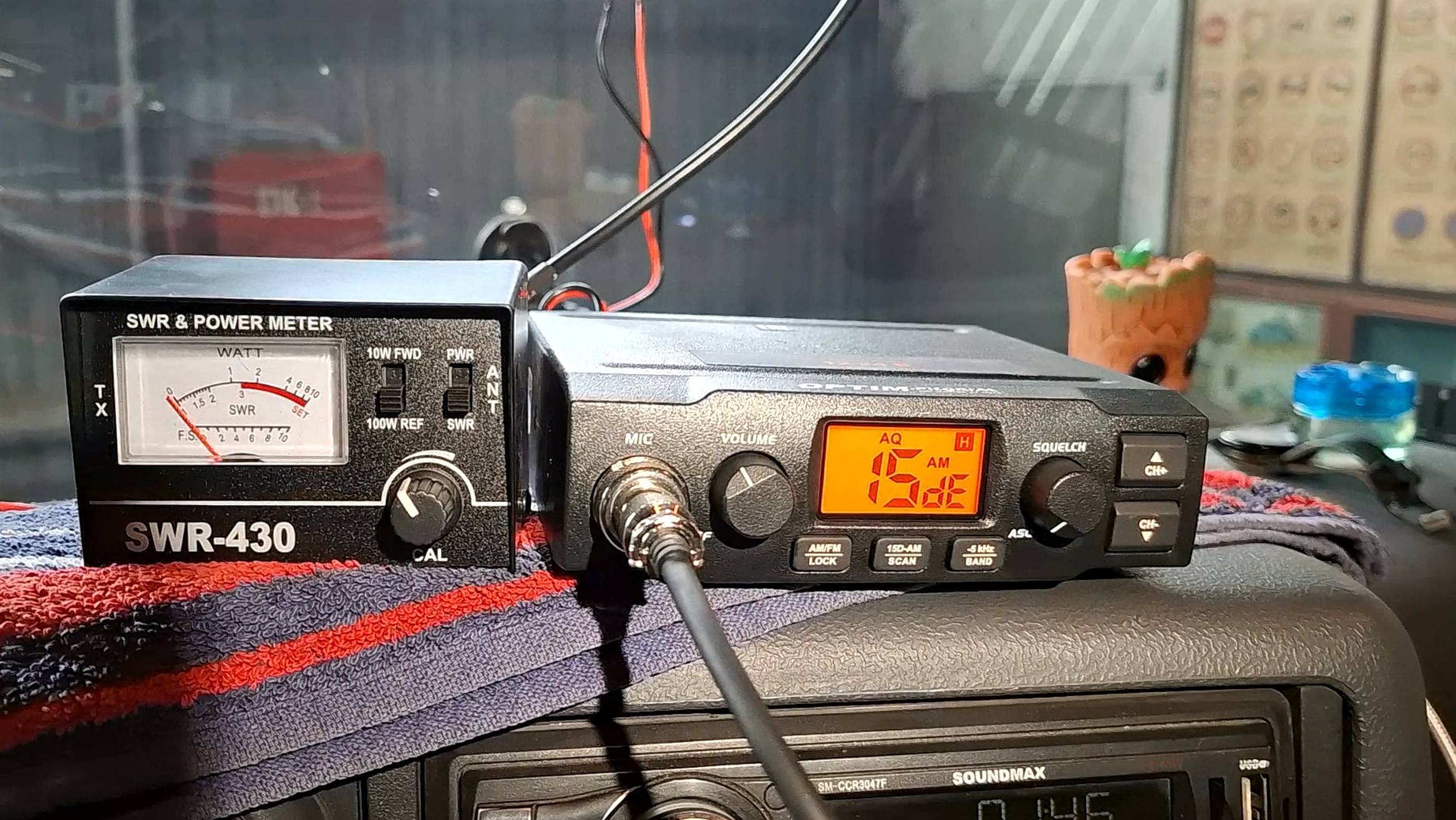 Настройка КСВ антенны рации прибором SWR-430 | MyStories