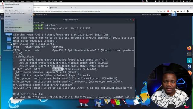 Tryhackme Advent of Cyber 2022 CTF Challenge Solutions | Day 4 What is scanning? смотреть онлайн