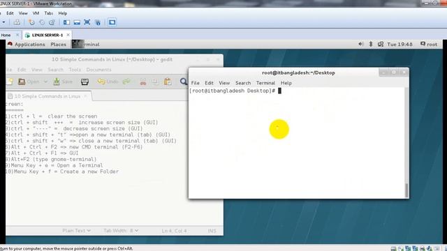 10 Shortcut Key in Linux(RHEL 7) смотреть онлайн