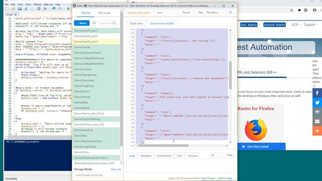 Run one macro after another with the UI Vision command line API смотреть онлайн